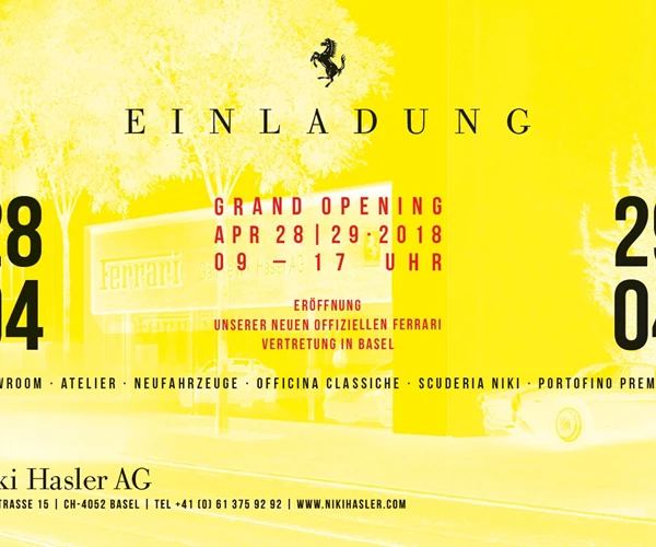 Grand Opening Neubau Niki Hasler @Basel (CH)
